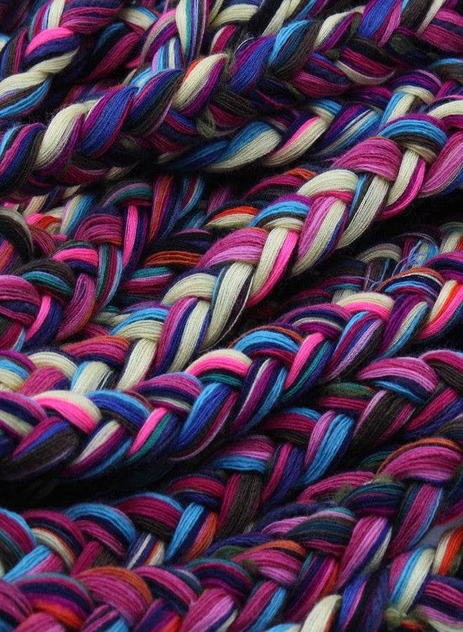 BOBBINY | Braided Choti Macrame Cotton Thread for Macrame DIY, Garments, Crafting and Other Projects | Multicolor | 10mm,10Mtr. - Image 3